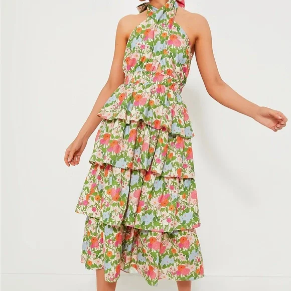 tuckernuck green floral dress Tuckernuck
